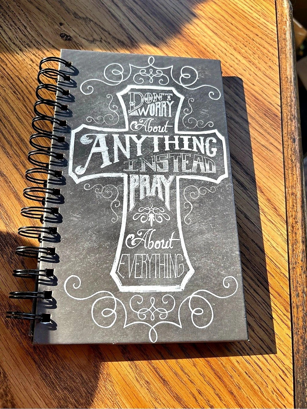 Black & White Spiral Notebook
